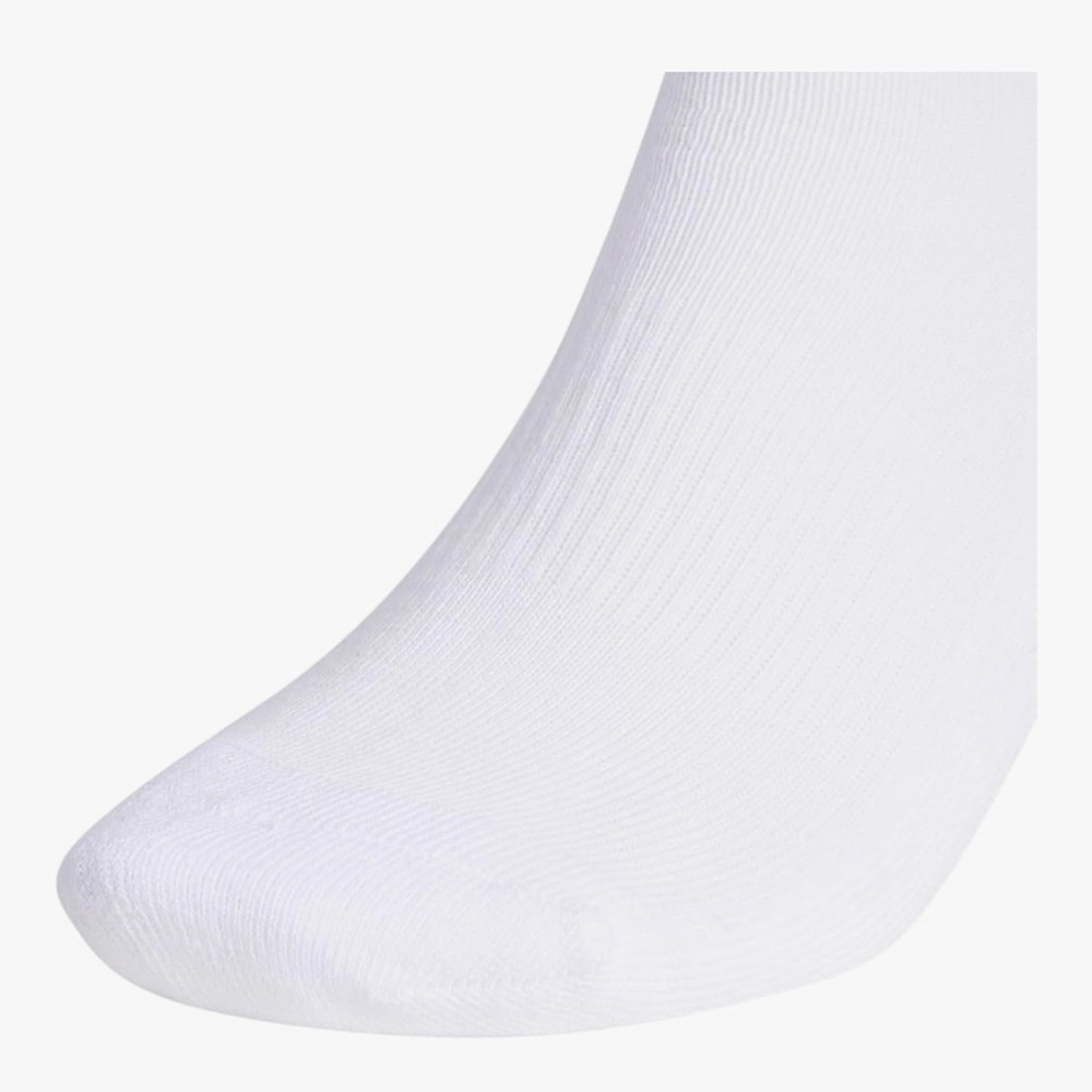 Adidas mens Athletic Cushioned Crew Socks With (6-pair)- Black and White - Picture 10 of 11